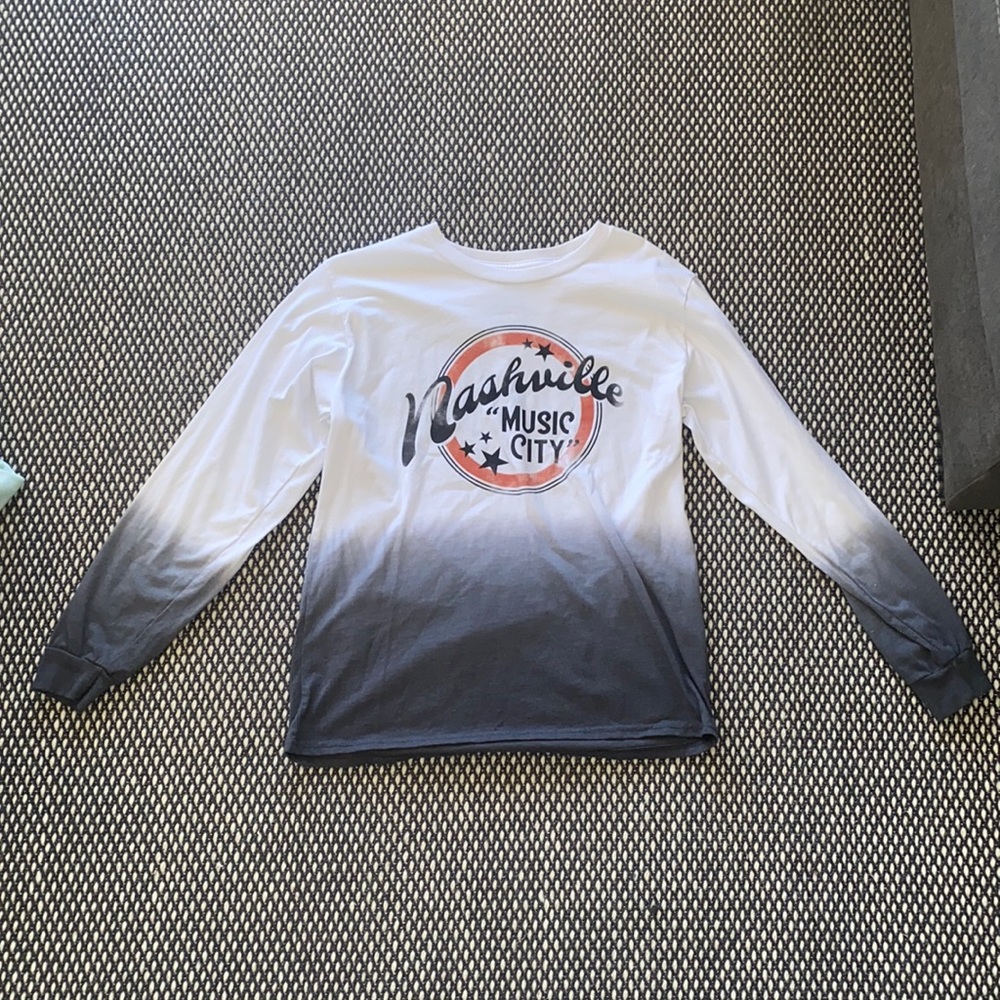 Nashville ombré long sleeve shirt